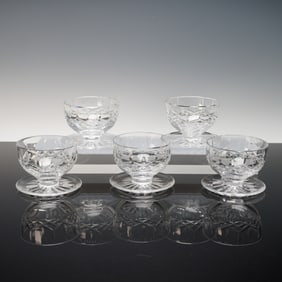 5pc Waterford Crystal Sherbet Dishes