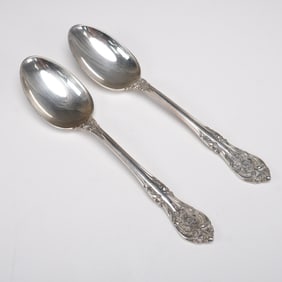 Pair of Gorham King Edward Sterling Teaspoons