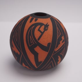 Acoma Pueblo Pot Vase by A. Concho