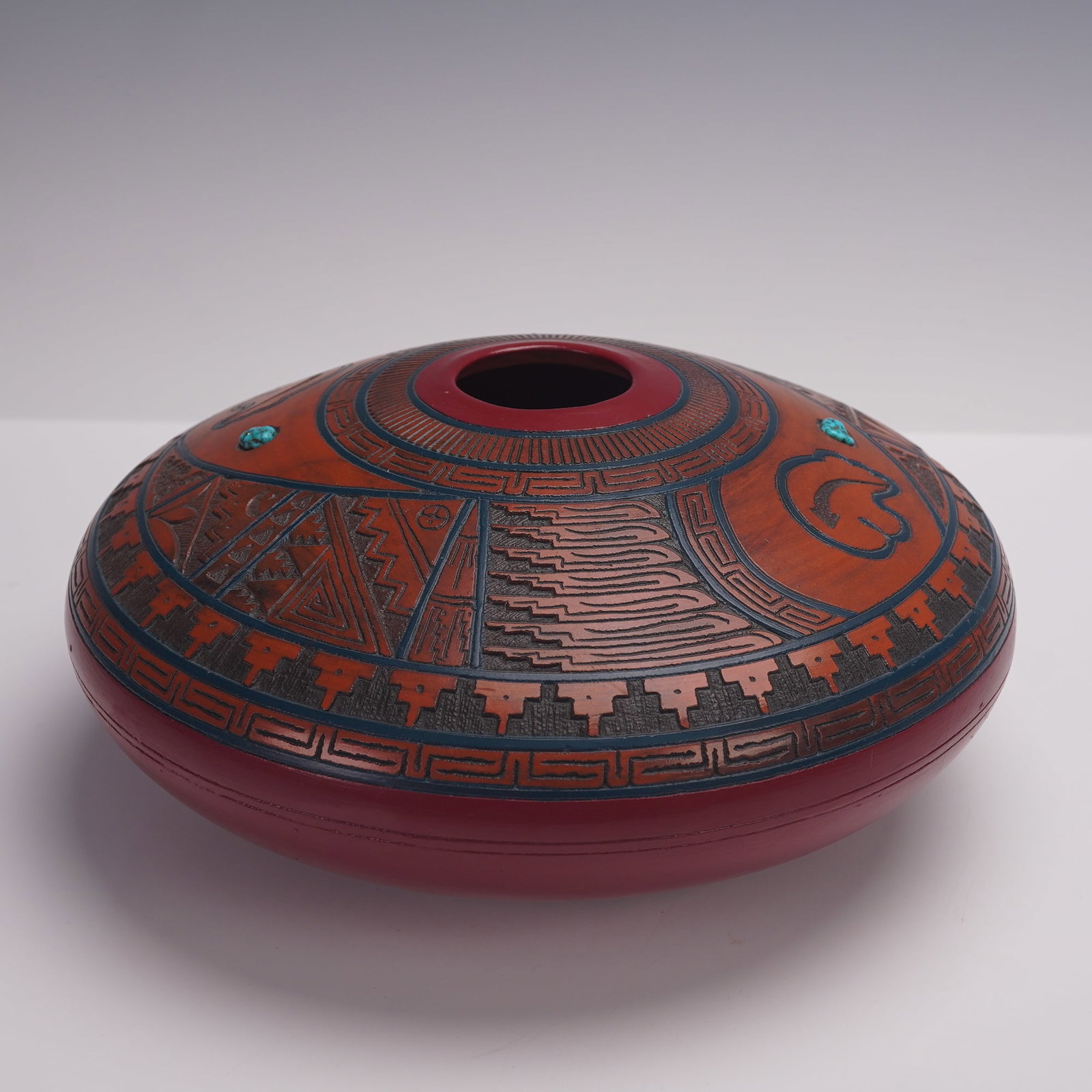 Bertha Benally Navajo Red Clay Seed Jar (1 of 5)