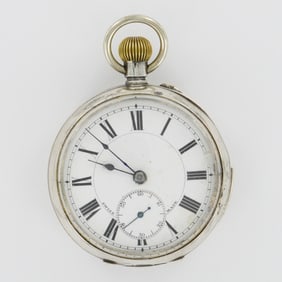 Swiss Silver 0.935 Pocket Watch with Repeater