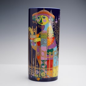 Rosenthal by  Bjorn Wiinblad Porcelain Vase, Thousand and One Nights