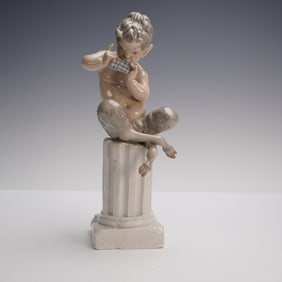 Lladro Porcelain Figurine, Pan with Flute 1001007