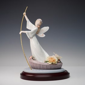 Lladro Porcelain Sculpture, Enchanted Lake 1007679 w/ COA