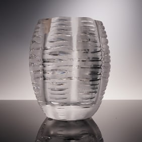Lalique Crystal Iseran Vase