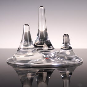Colle Cristalleria Crystal Tree Ring Holder