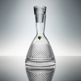 Waterford Crystal Diamond Line Decanter with Stopper