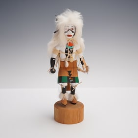 Kachina Doll by Earl Yowytewa, Hopi Buffalo Dancer