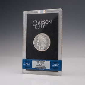 1883 Carson City Morgan Silver Dollar NGC Graded MS 64