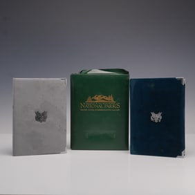 3pc 1986 & 1990 US Mint Prestige Sets & 2011 National Parks Quarter Set