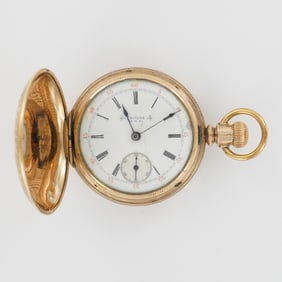 Trenton Fortuna LS Hunter Case Pocket Watch