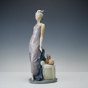 Lladro Figurine, Couplet Lady 1005174