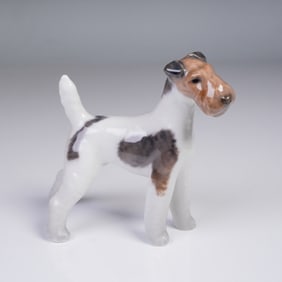 Royal Copenhagen Porcelain Dog Figurine, Wire Haired Terrier