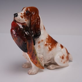 Royal Doulton Figurine, Cocker Spaniel with Pheasant HN1001