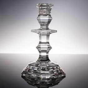 Baccarat Crystal Single Candlestick, Regence