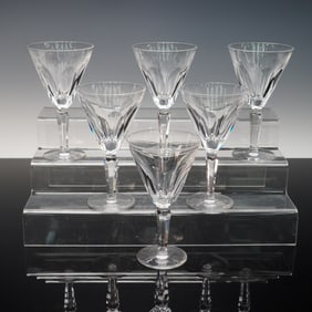 6pc Waterford Crystal Sheila Water Glasses