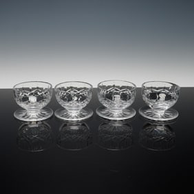 4pc Waterford Crystal Sherbet Dishes