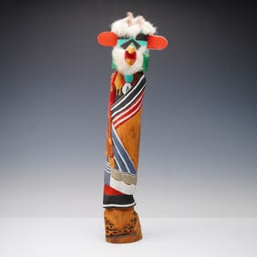 Hand Carved Hopi Eagle Kachina Doll by Larry Valentine, Signed