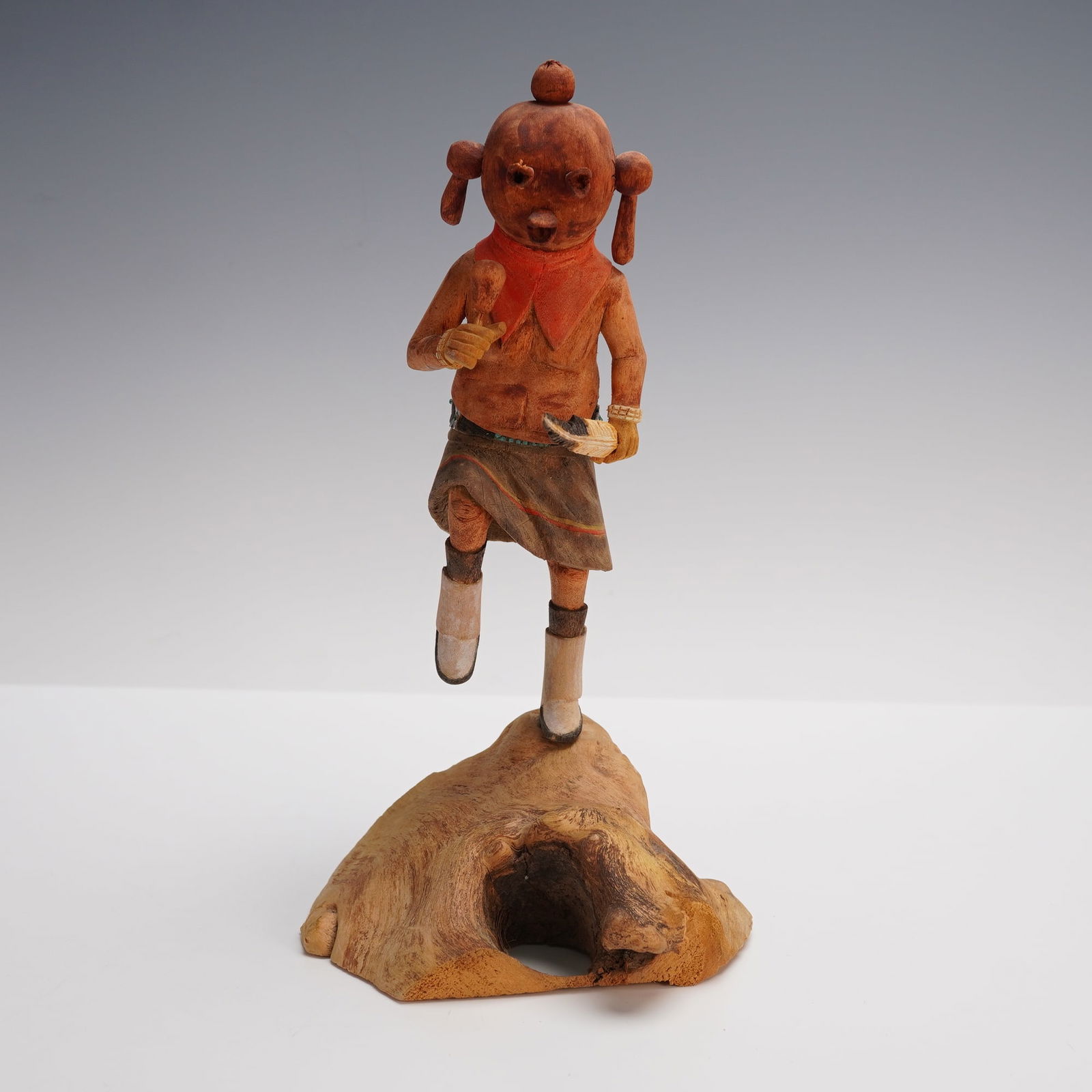 Kachina Doll by Ernest Honamie, Hopi Mudhead (1 of 3)