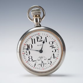 Elgin National Watch Co. Montgomery Dial 18S LS Veritas Pocket Watch