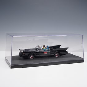 Danbury Mint 1960s Comic Book Batmobile Die-Cast Model Car