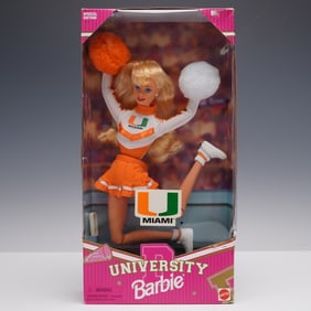 Barbie Doll Mattel University of Miami Cheerleader