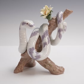 Lladro Porcelain Figurine, Chinese Zodiac Snake 01006780
