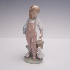 Lladro Porcelain Figurine, Saturday's Child Girl 1006022