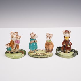 3pc Kitty MacBride Vintage Mice Figurines