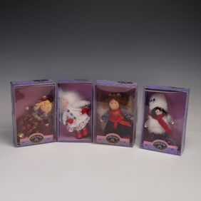 4pc Kurt S. Adler Little Souls Christmas Ornaments