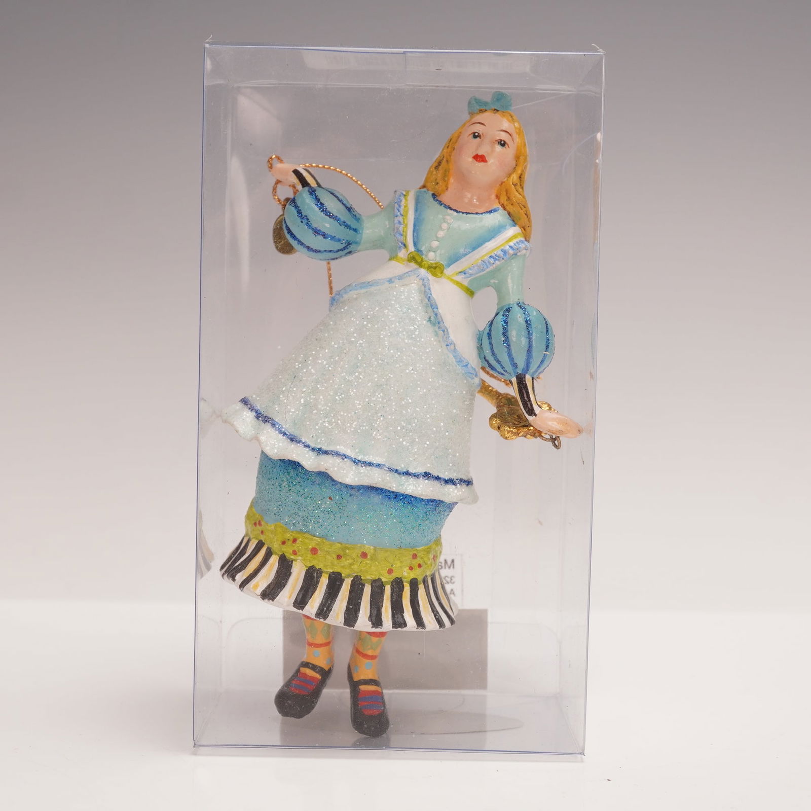 MacKenzie-Childs Resin Ornament, Wonderland Alice (1 of 4)