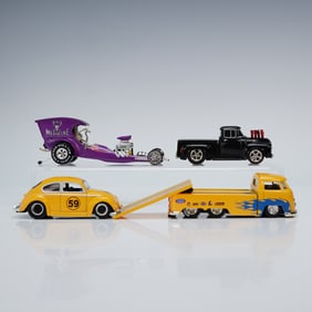 4pc Die-Cast Small Model Car Collection