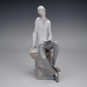 Lladro Figurine, Hebrew Student 1004684