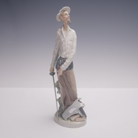 Lladro Porcelain Figurine, Quixote Standing Up 1004854