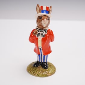 Royal Doulton Bunnykins Figurine, Uncle Sam DB175
