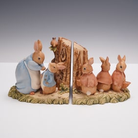 Frederick Warne & Co. Porcelain The World of Beatrix Potter Bookends