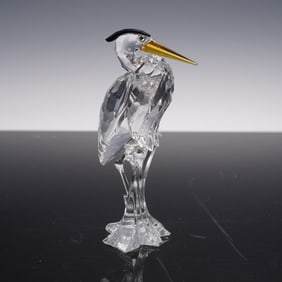 Swarovski Crystal Figurine, Heron