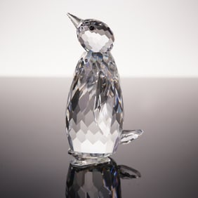 Swarovski Crystal Figurine, Large Penguin