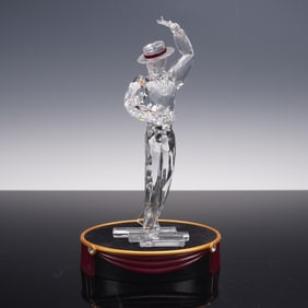 2pc Swarovski Crystal Figurine with Base, Magic of Dance Antonio