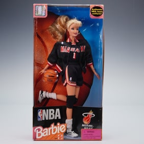 NBA Barbie Miami Heat Doll 1998 Mattel