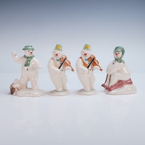 4pc Royal Doulton Figurines, Jack & The Snowman Storybook Series