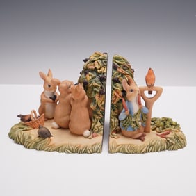 2pc Beatrix Potter Frederick Warne Bookends