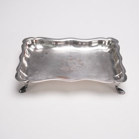 Henry Wilkinson & Son Sheffield Silver-Plated Footed Tray