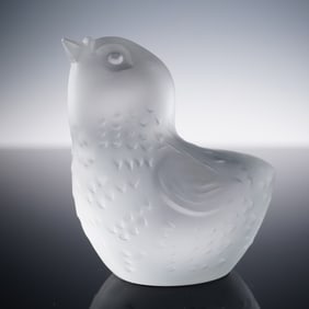 Baccarat Crystal Figurine, Sparrow Bird