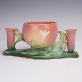 Roseville Pottery Thorn Apple Centerpiece, 313