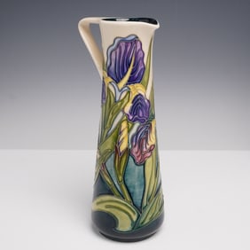 Moorcroft Pottery by Rachel Bishop Iris Jug