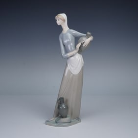 Lladro Porcelain Figurine, Girl with Jugs 1004875