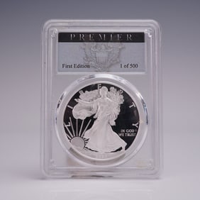 2020-W American Silver Eagle Dollar Coin PCGS Graded PR 70 DCAM