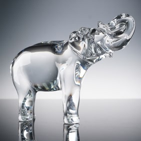 Baccarat Crystal Figurine, Elephant