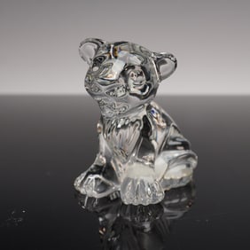 Waterford Crystal Figurine, Lion Cub